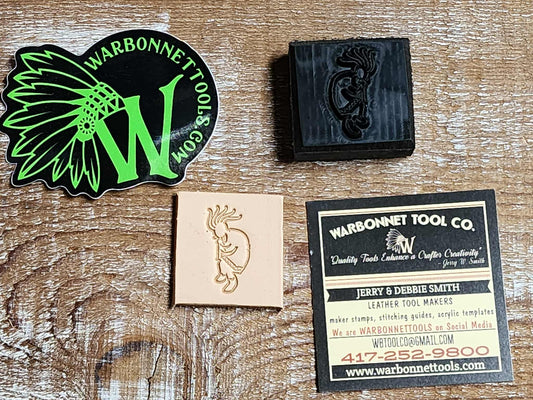 KOKOPELLI  3D Polymer Leather Stamp