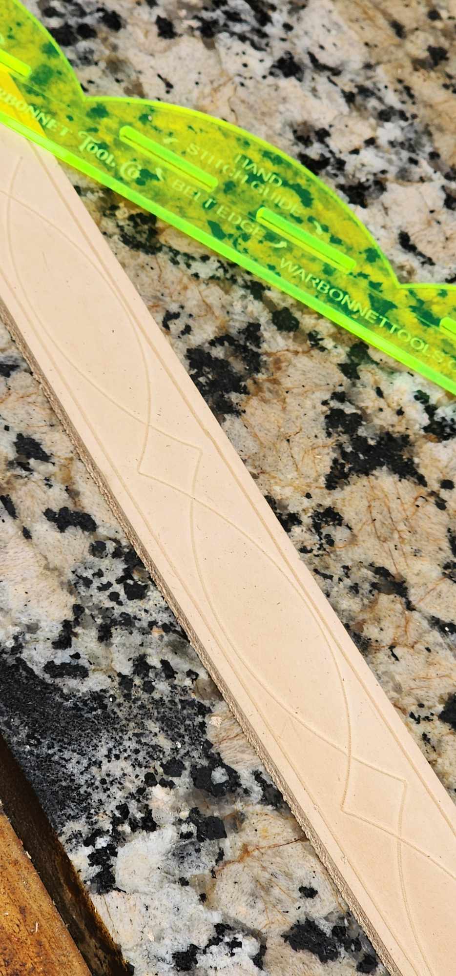 Acrylic Belt Stitching Templates Set of 4