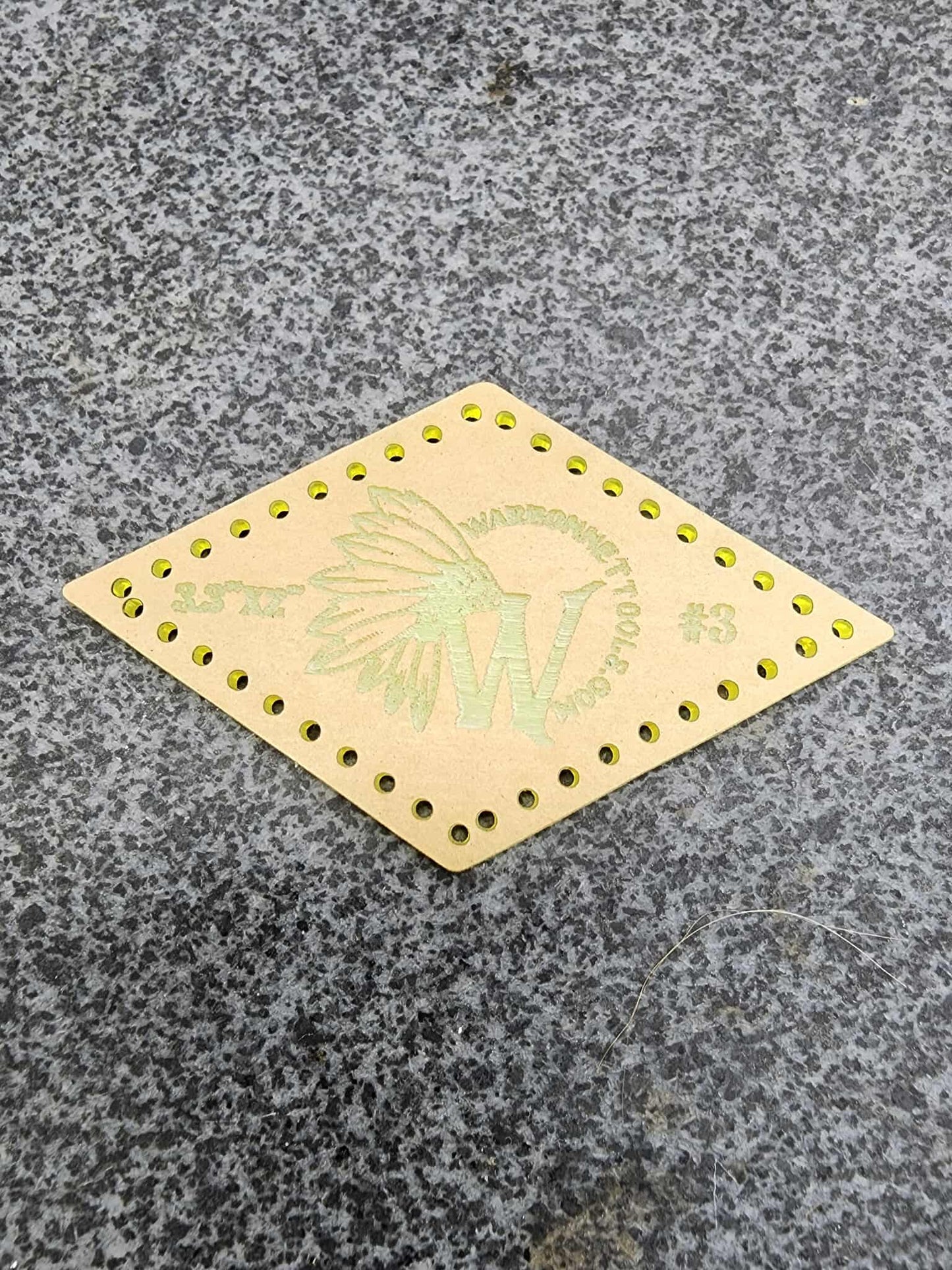 HAT PATCH ACRYLIC TEMPLATE SET OF 8