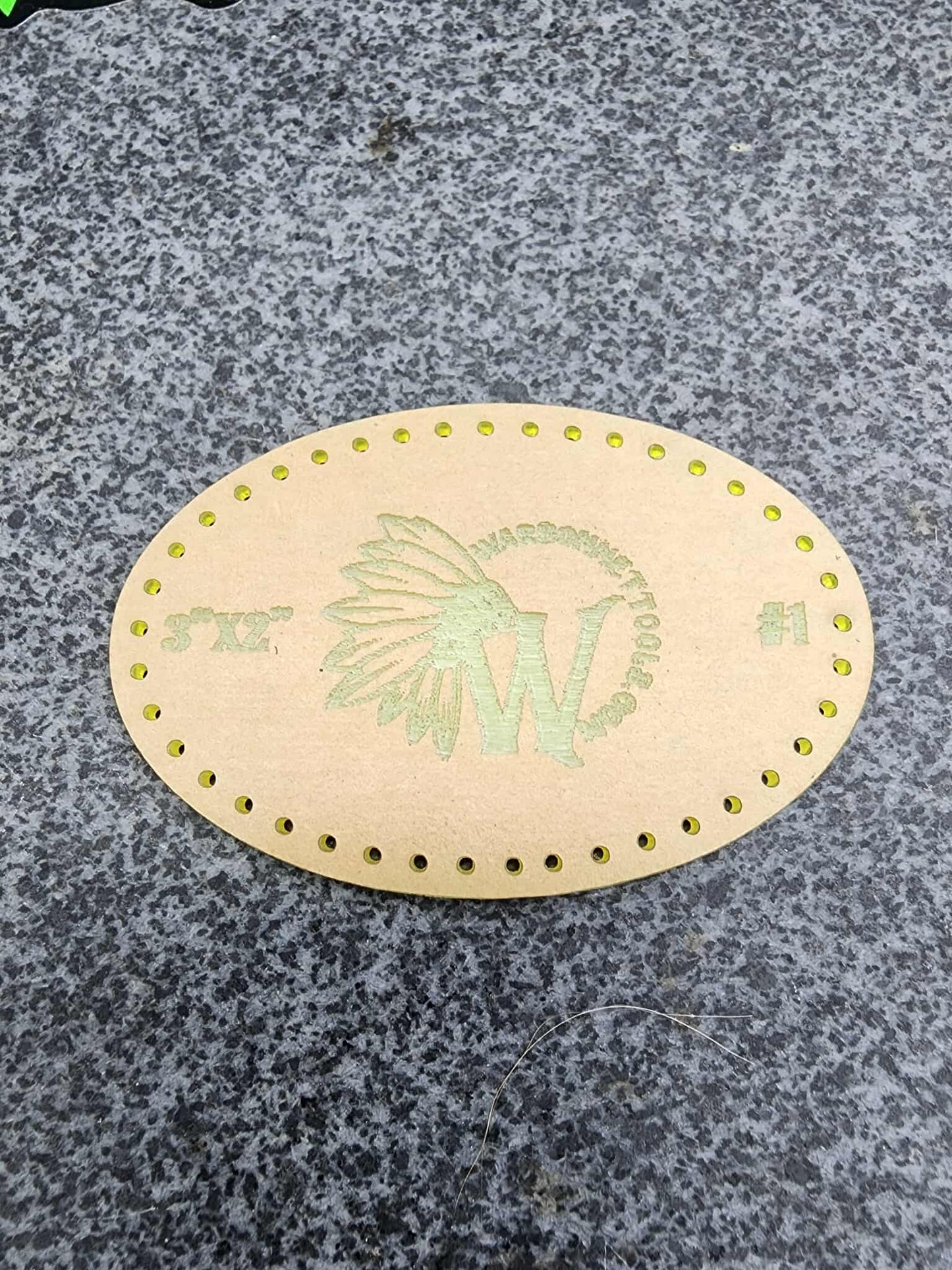 HAT PATCH ACRYLIC TEMPLATE SET OF 8