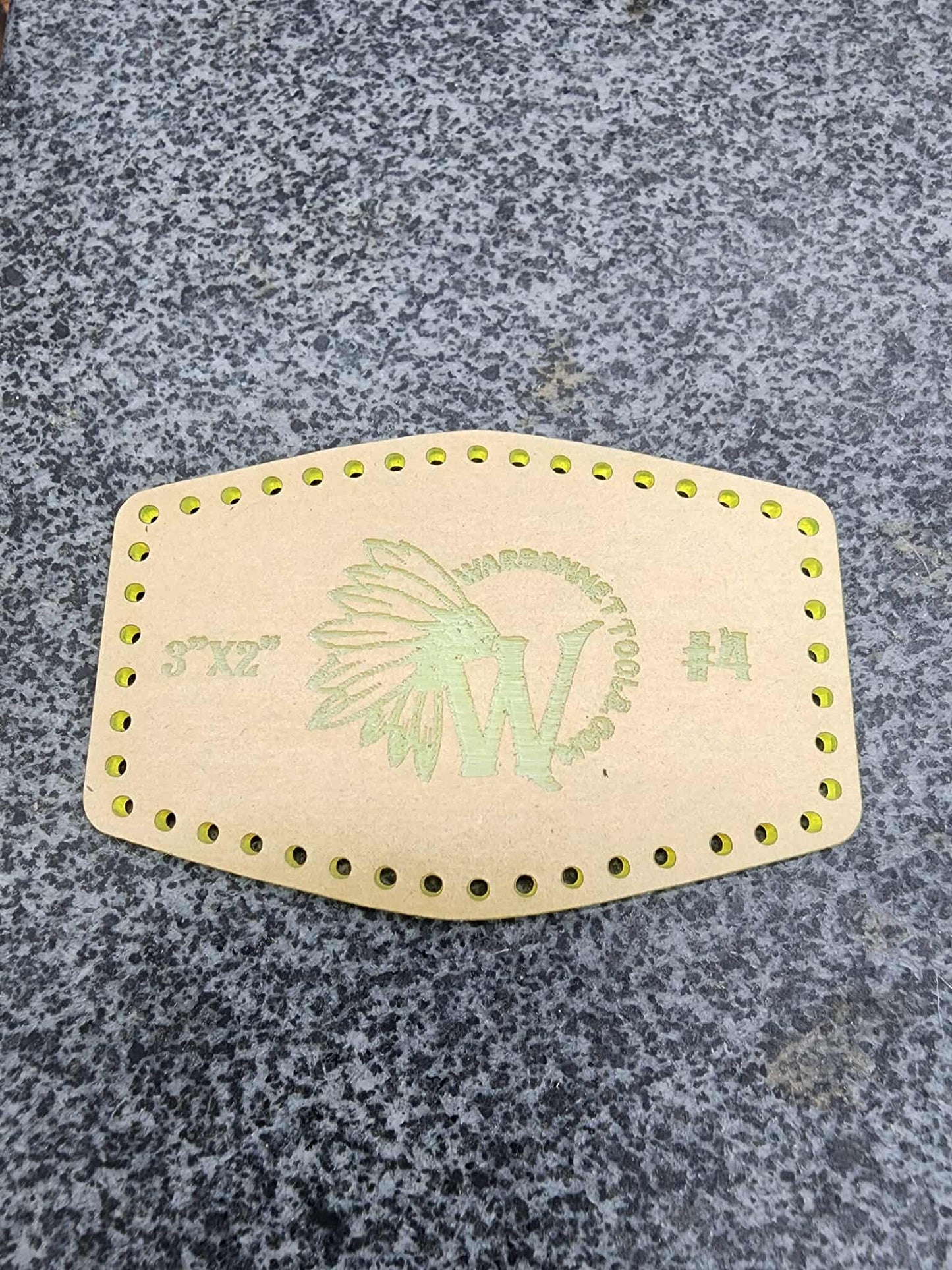 HAT PATCH ACRYLIC TEMPLATE SET OF 8