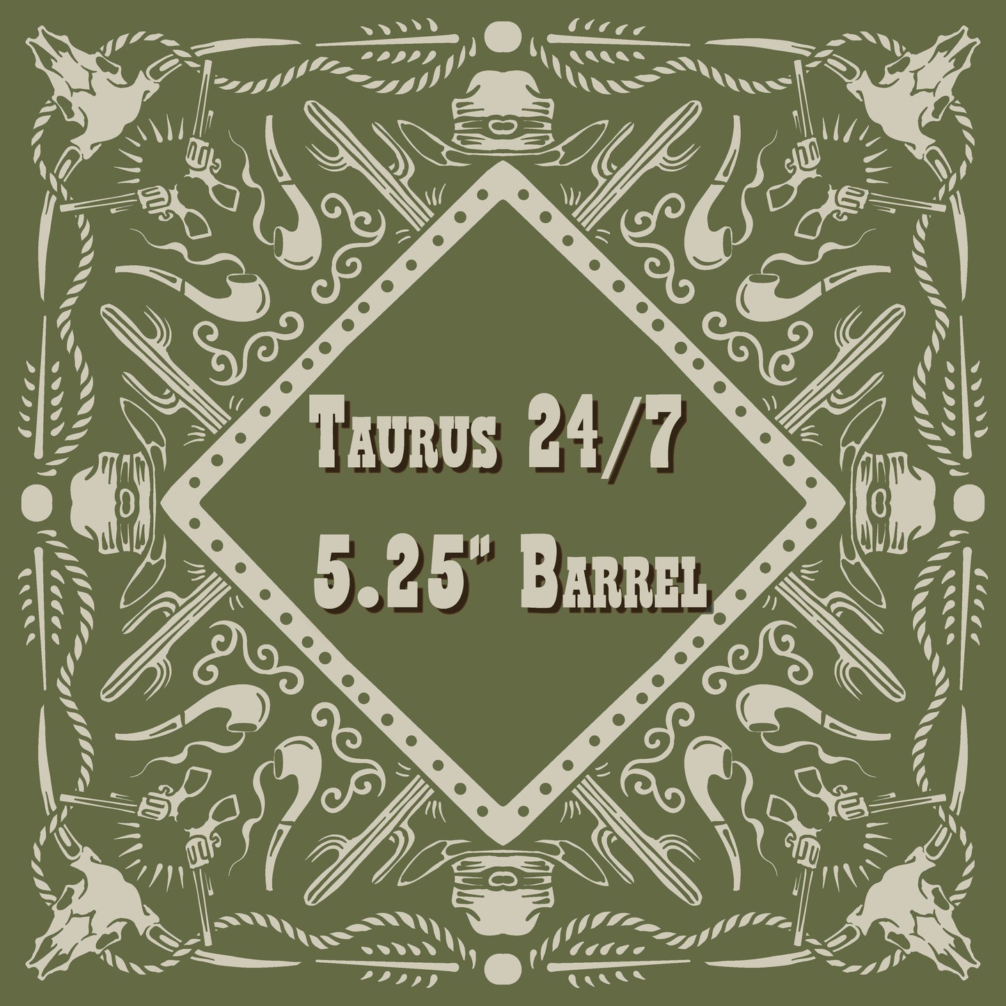 Acrylic Holster Templates for Taurus 24/7 5.25" Barrel