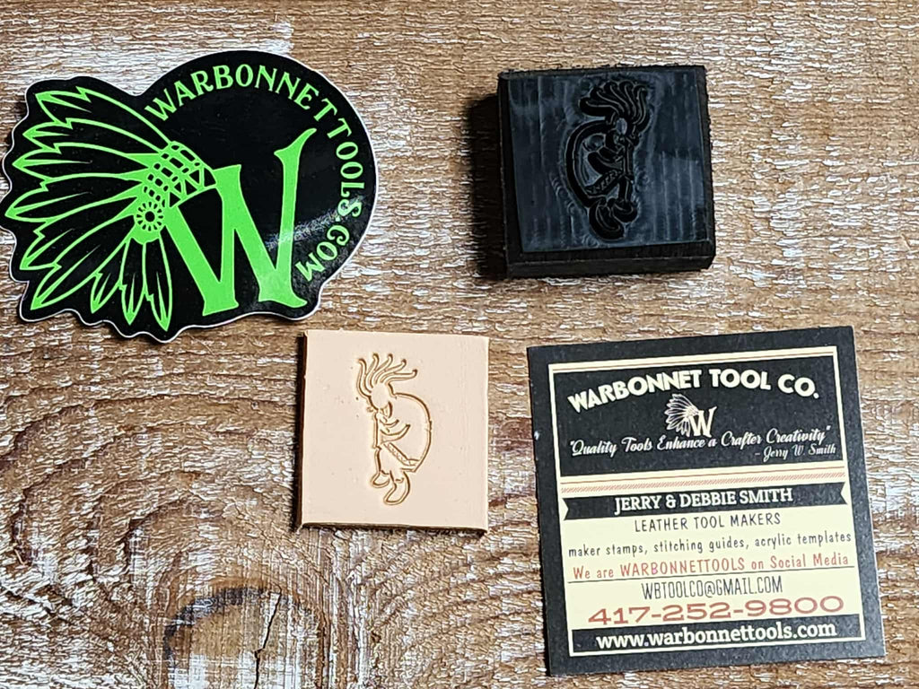 KOKOPELLI  3D Polymer Leather Stamp