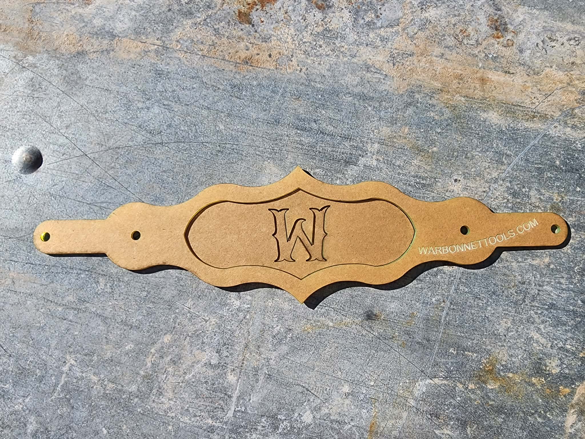 Custom Name or Initial INLAY NOSE BANDS Acrylic Templates Set