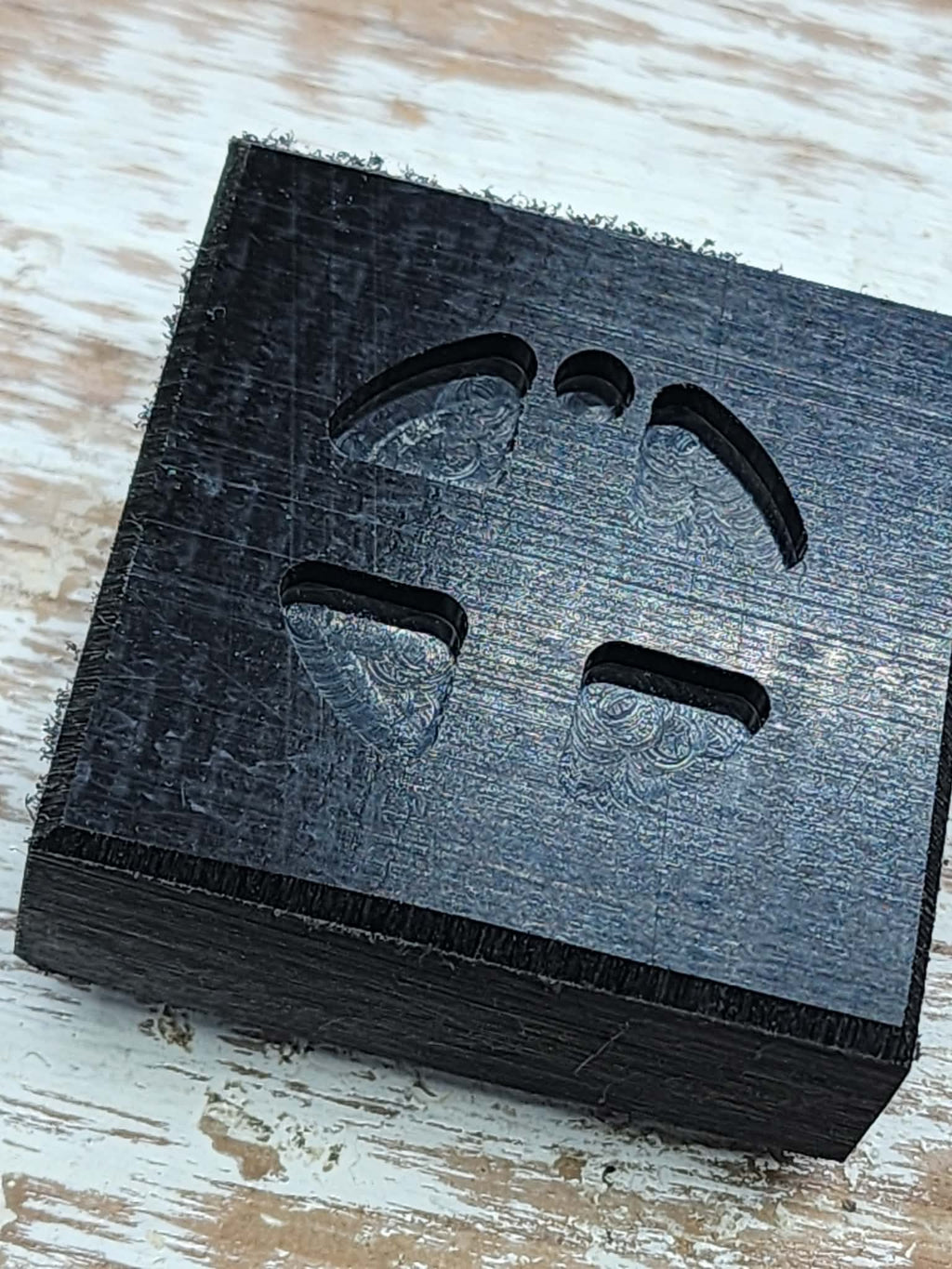 Draft Horses Team Novelty 3D Polymer Leather Stamp