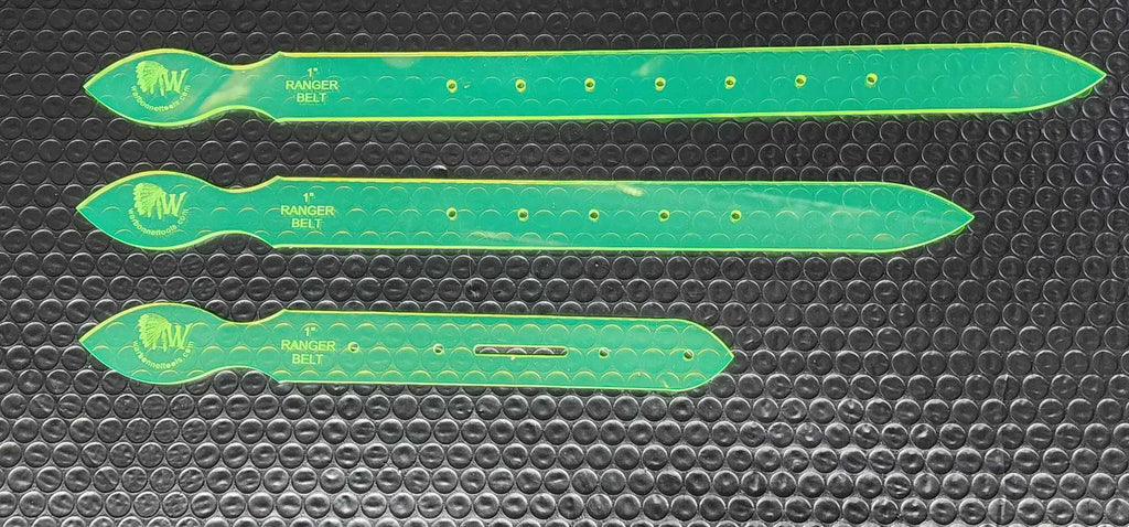 RANGER BELT BILLET ACRYLIC TEMPLATES SET PATTERN