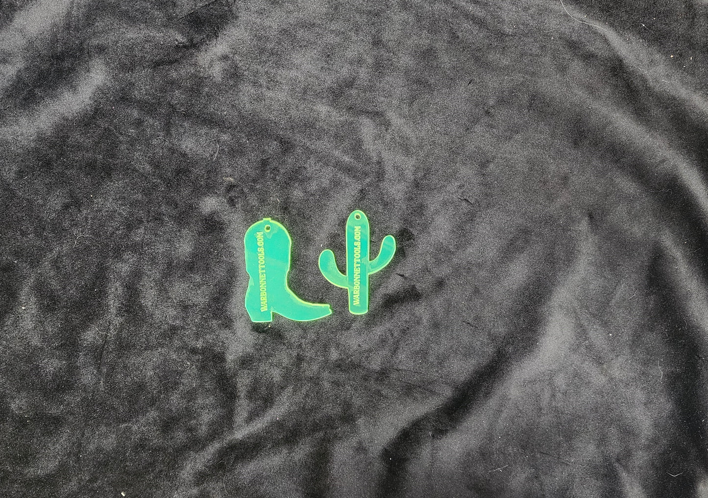 CACTUS BOOT SET ACRYLIC TEMPLATE KEYCHAIN