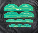 Acrylic Belt Stitching Templates Set of 4