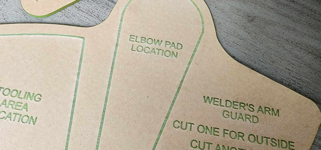 WELDER ARM GUARD ACRYLIC TEMPLATE SET