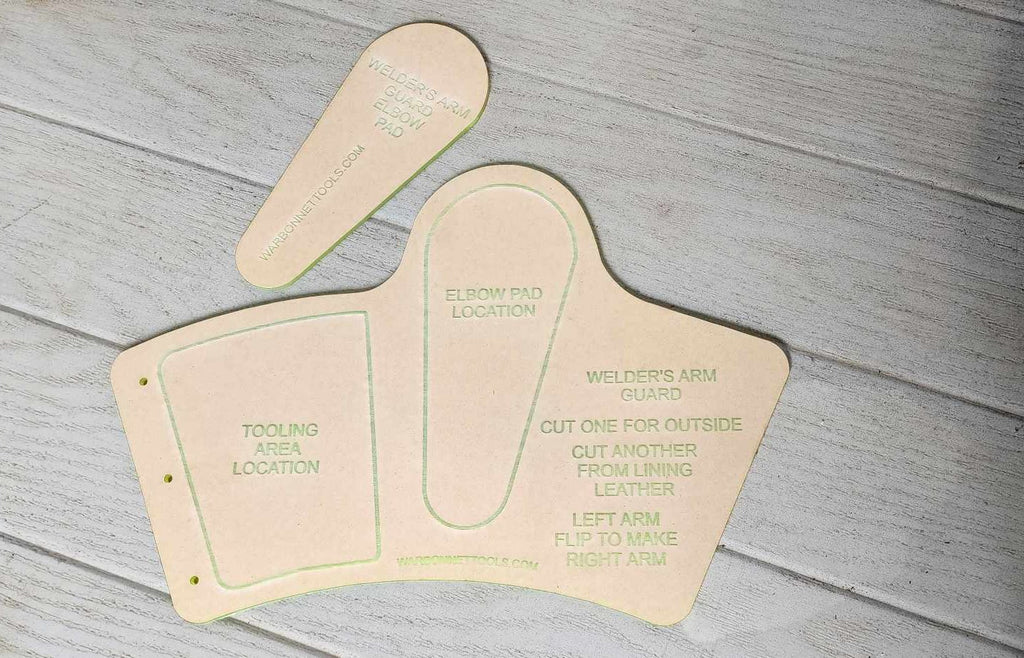 WELDER ARM GUARD ACRYLIC TEMPLATE SET