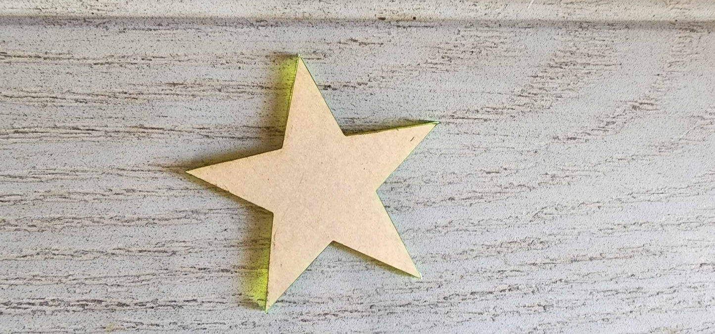 Applique Star Shape Acrylic Template 18" thick