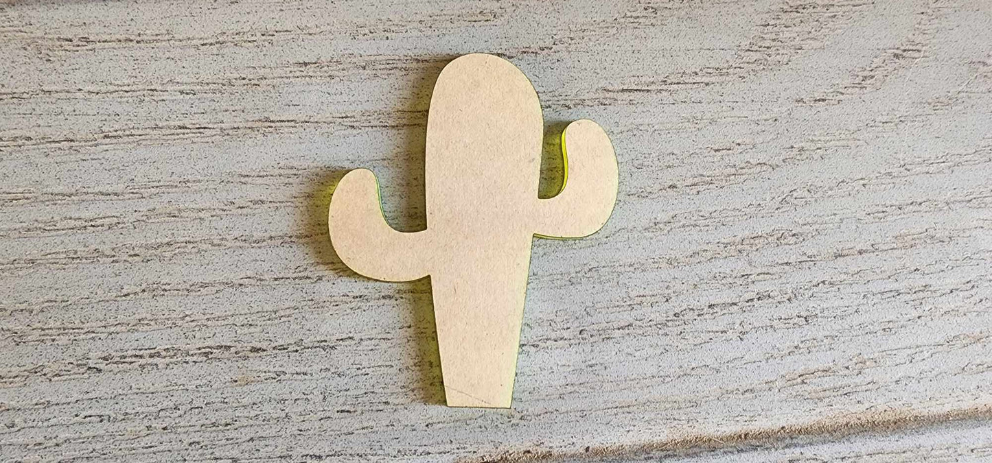 Applique Cactus 1 Shape Acrylic Template 18" thick