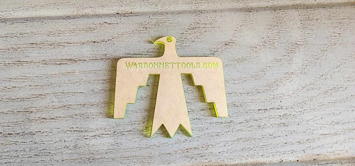 Applique Thunderbird Shape Acrylic Template 18" thick