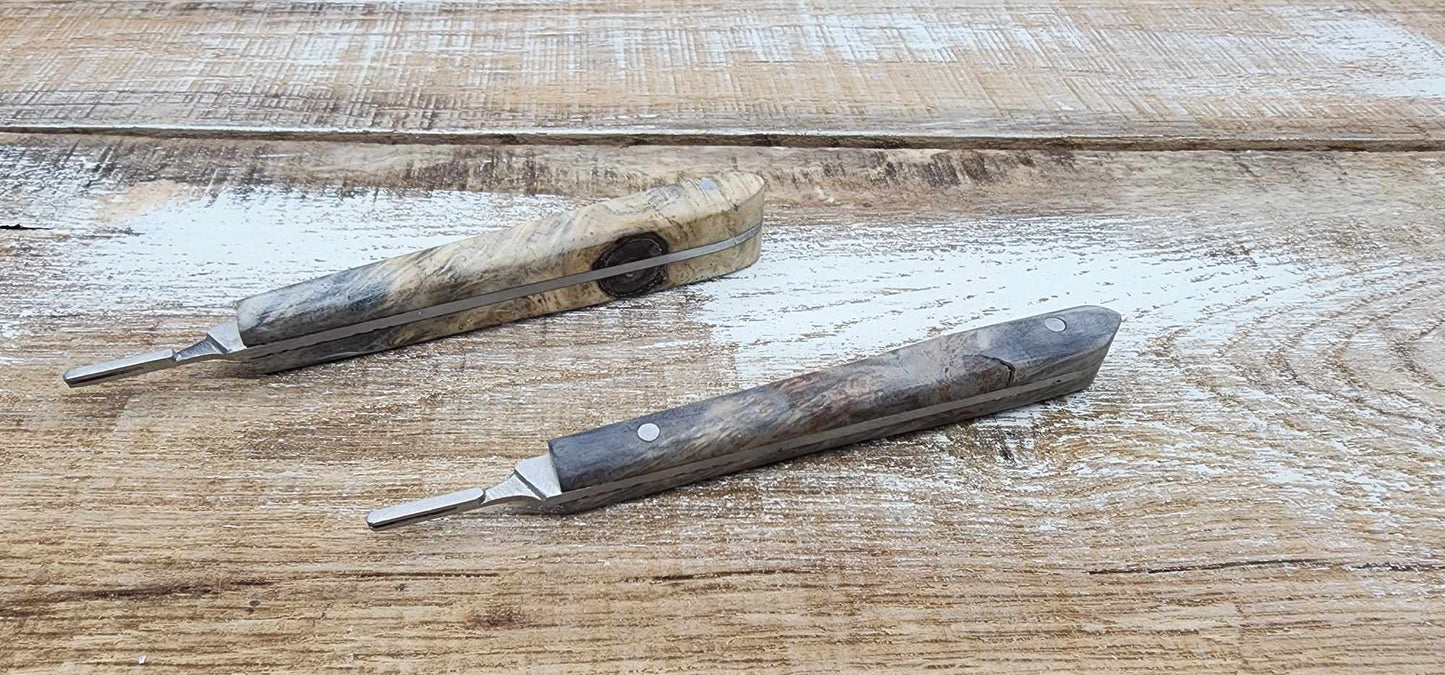 Custom Buckeye Burl  #3 Scalpel Handle