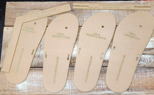 Flip Flops Acrylic Template Set