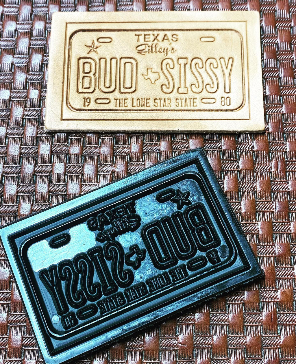 Leather Hat Patch Stamps