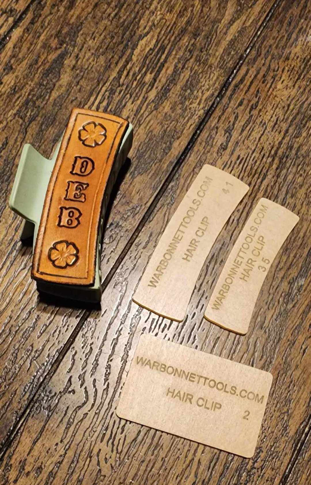 Hairclip Acrylic Template Set