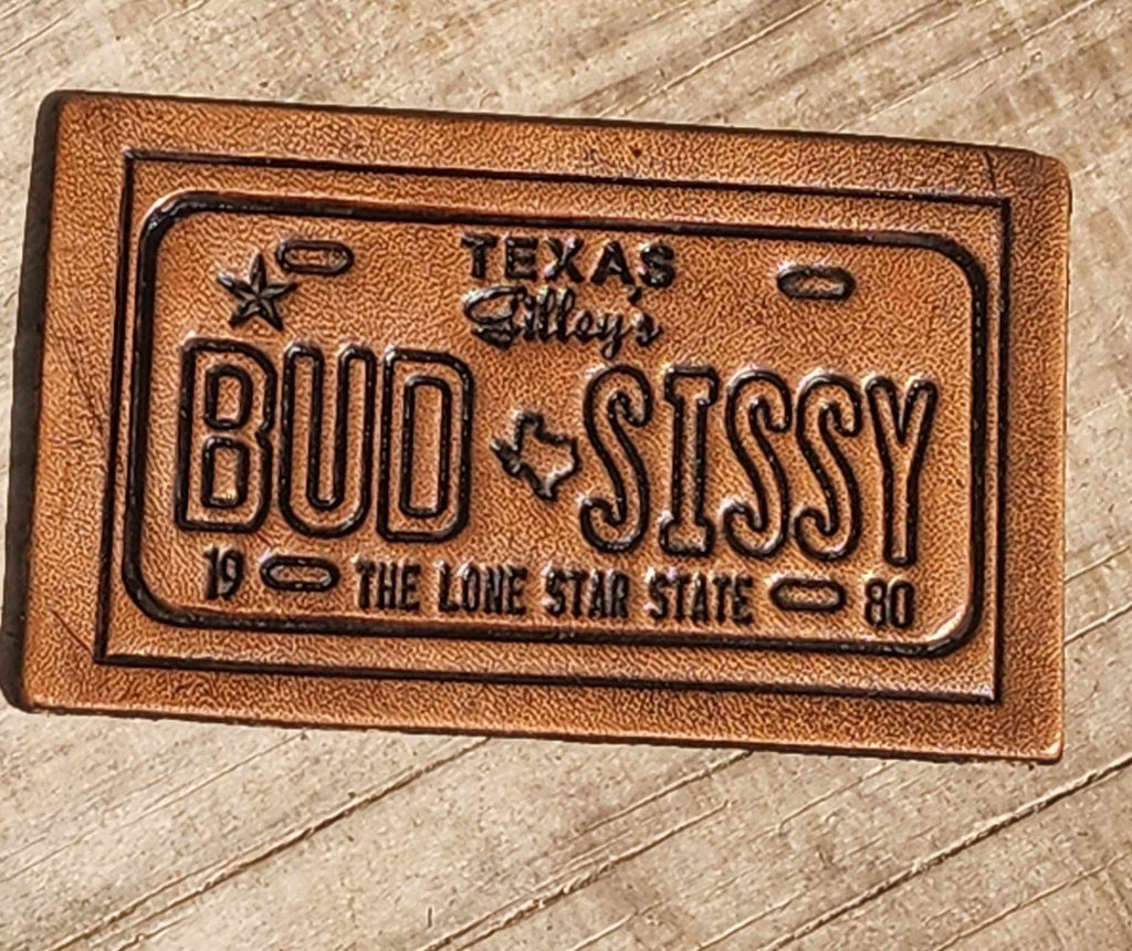 Leather Hat Patch Stamps Bud & Sissy