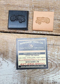 Old Tractor 3D Polymer Leather Stamp
