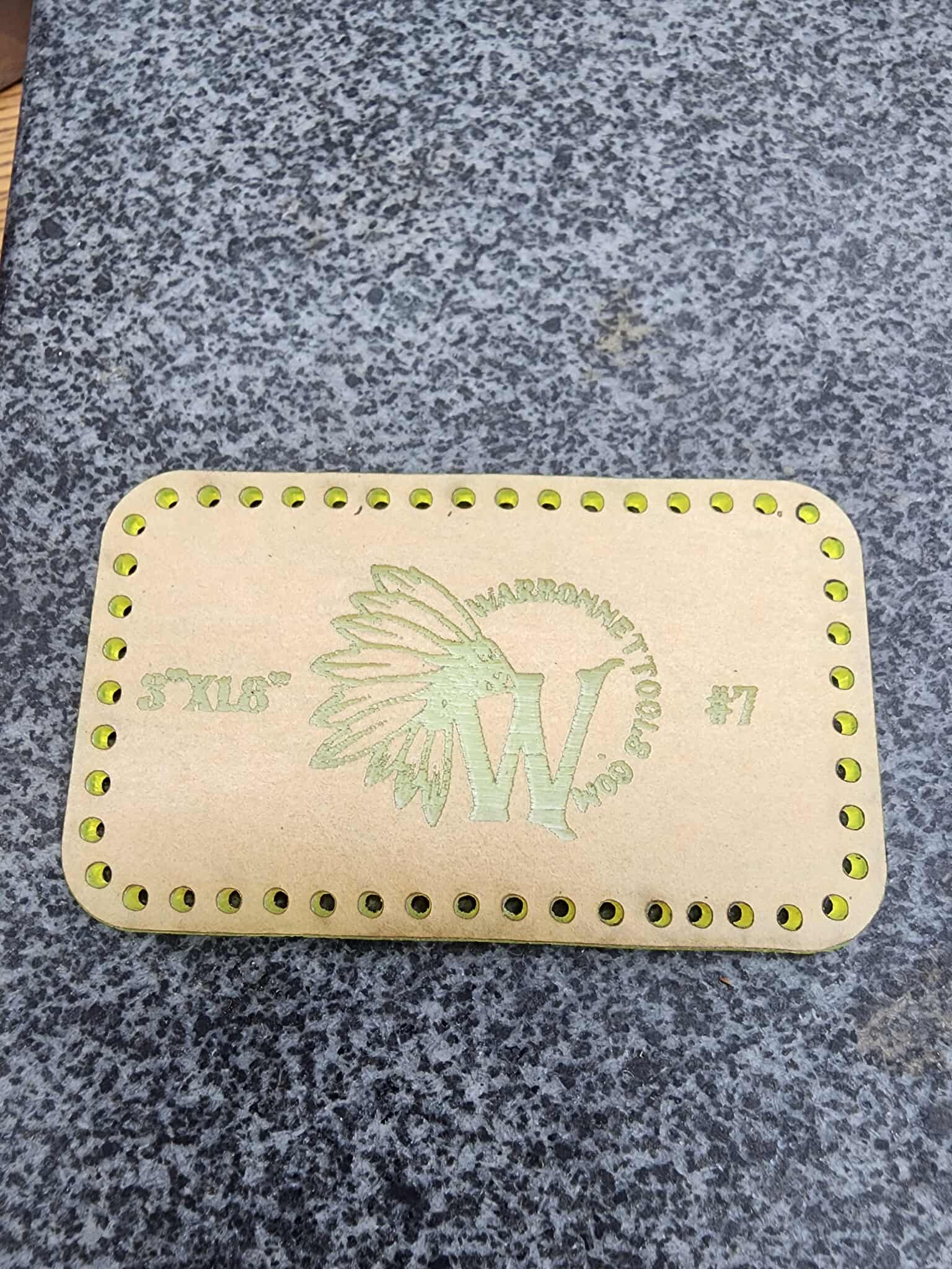 HAT PATCH ACRYLIC TEMPLATE SET OF 8