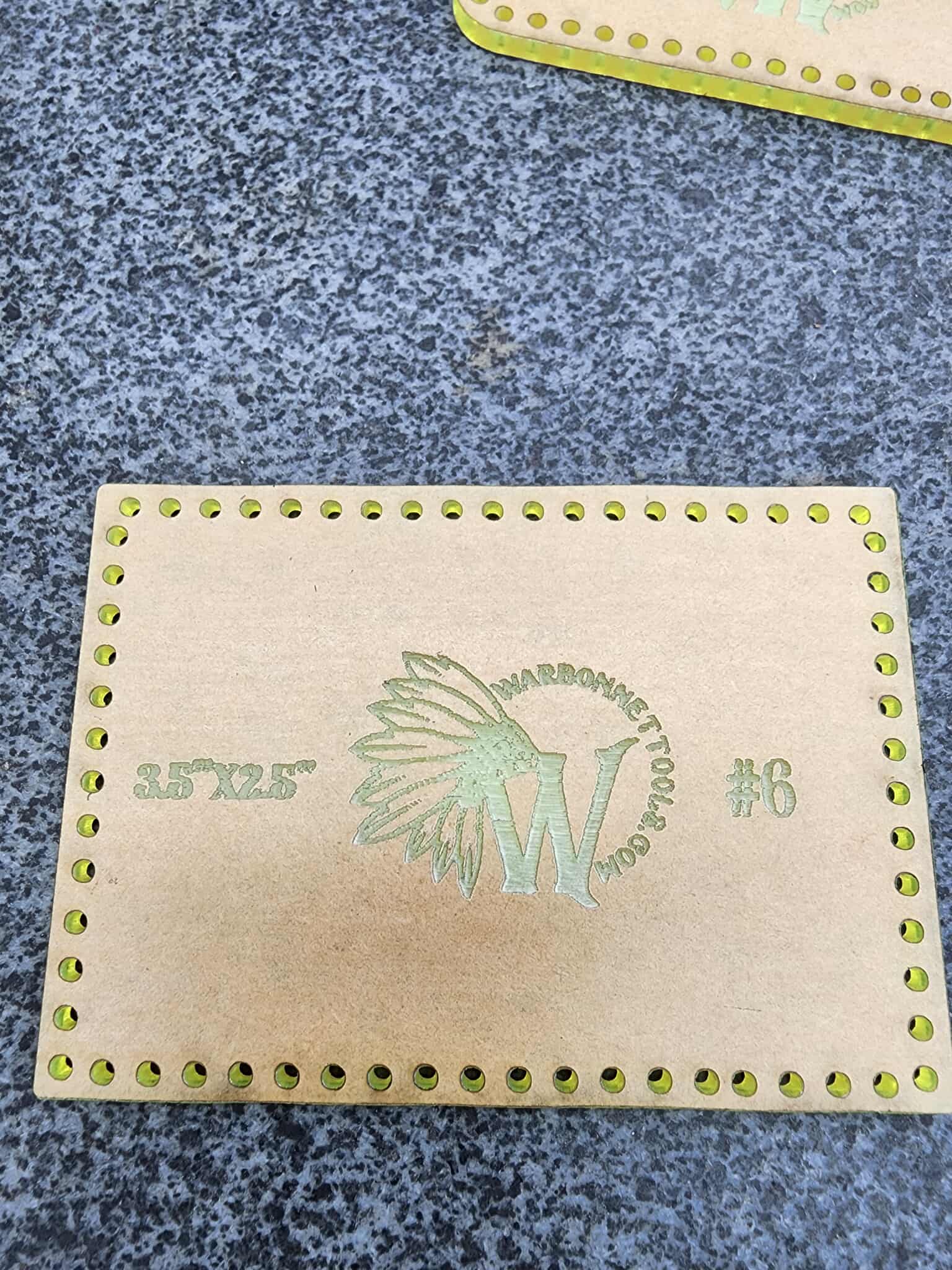 HAT PATCH ACRYLIC TEMPLATE SET OF 8