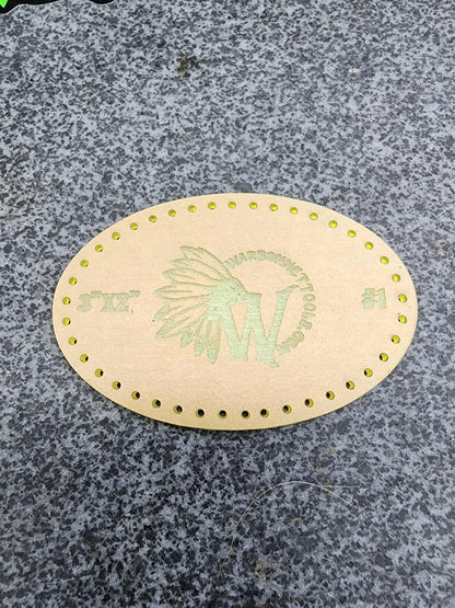 HAT PATCH ACRYLIC TEMPLATE SET OF 8