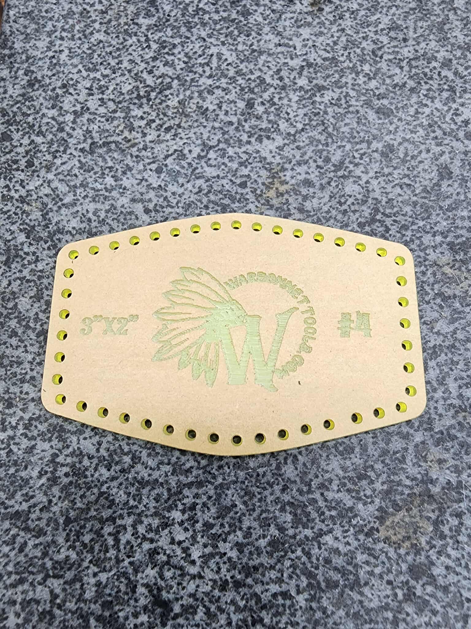 HAT PATCH ACRYLIC TEMPLATE SET OF 8