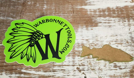 Applique TROUT FISH Shape Acrylic Template 18" thick