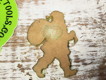 Applique SANTA CHRISTMAS Shape Acrylic Template 18" thick