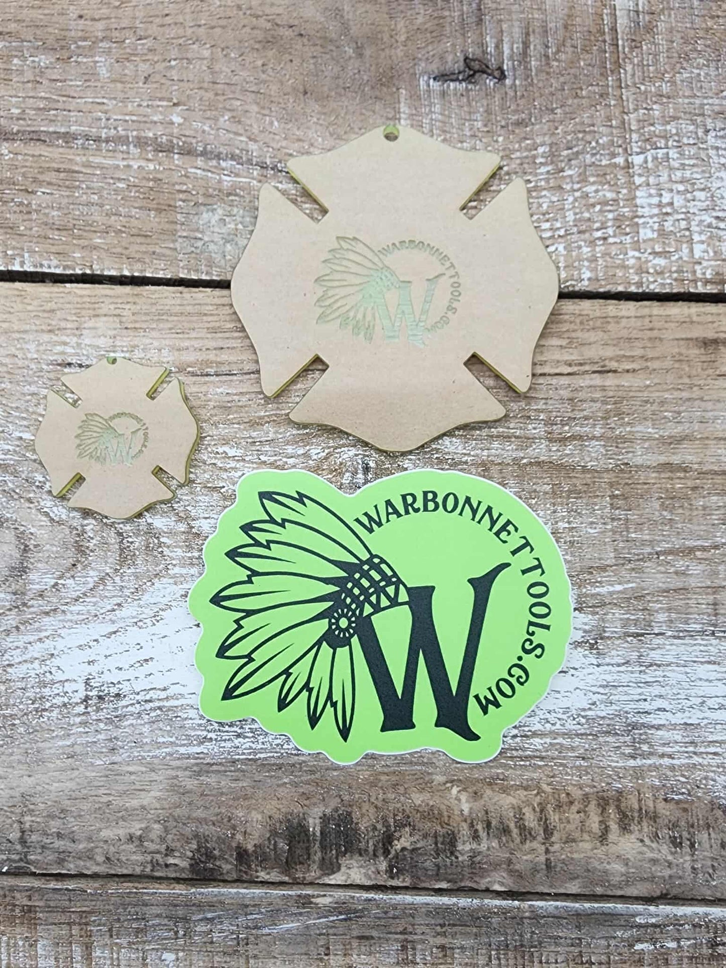 Applique Maltese Cross Shape Acrylic Template 18" thick