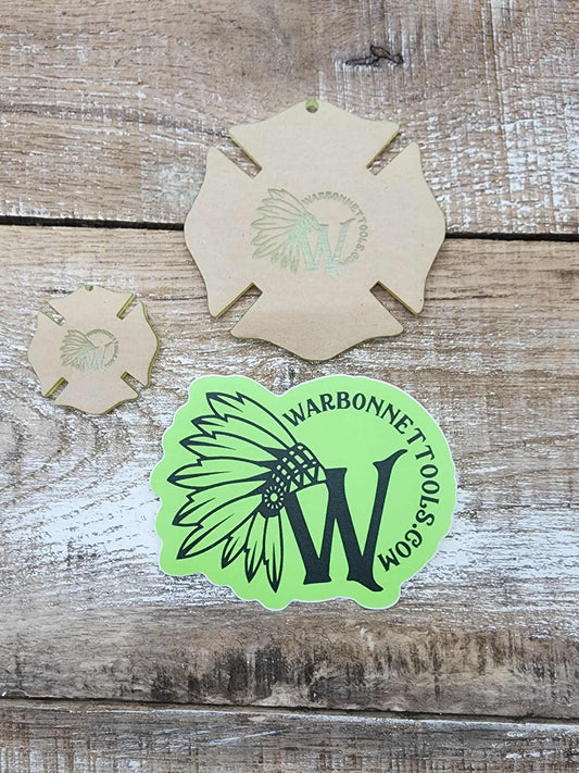 Applique Maltese Cross Shape Acrylic Template 18" thick