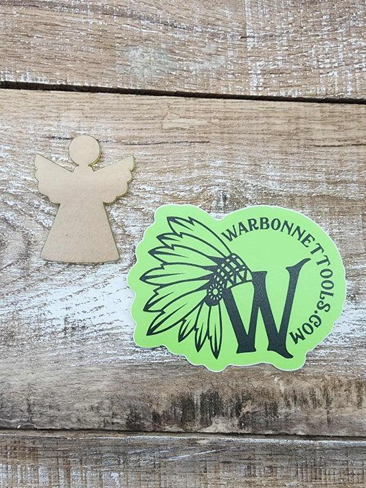 Applique Angel Shape Acrylic Template 18" thick