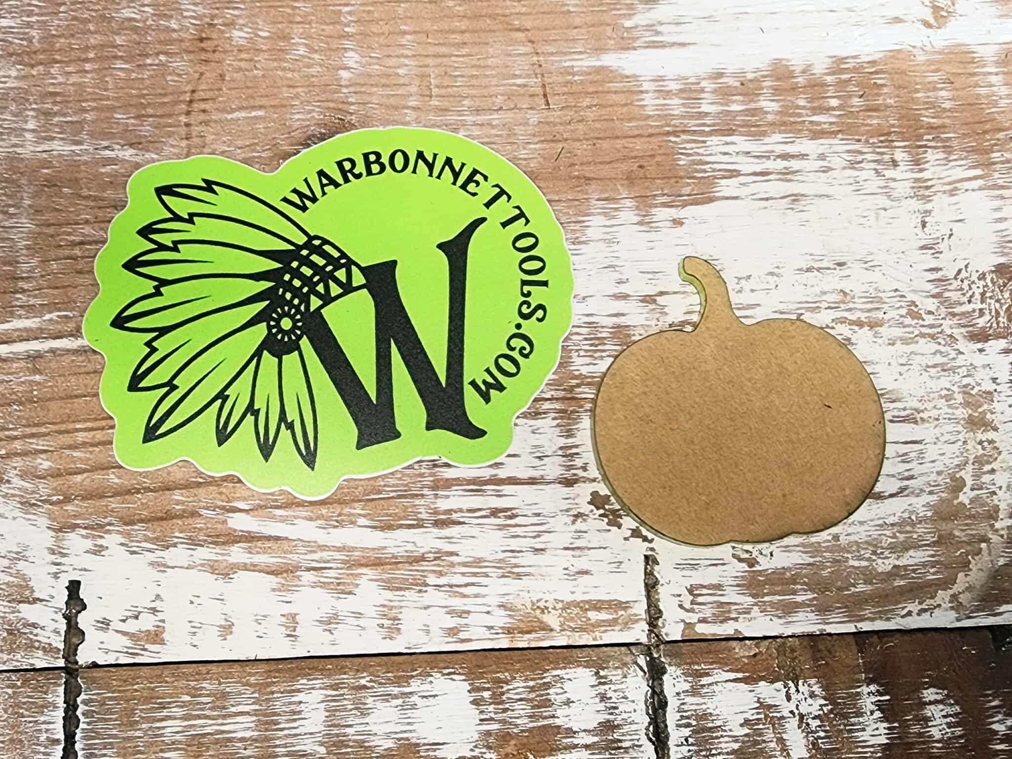 Applique PUMPKIN FALL Shape Acrylic Template 18" thick