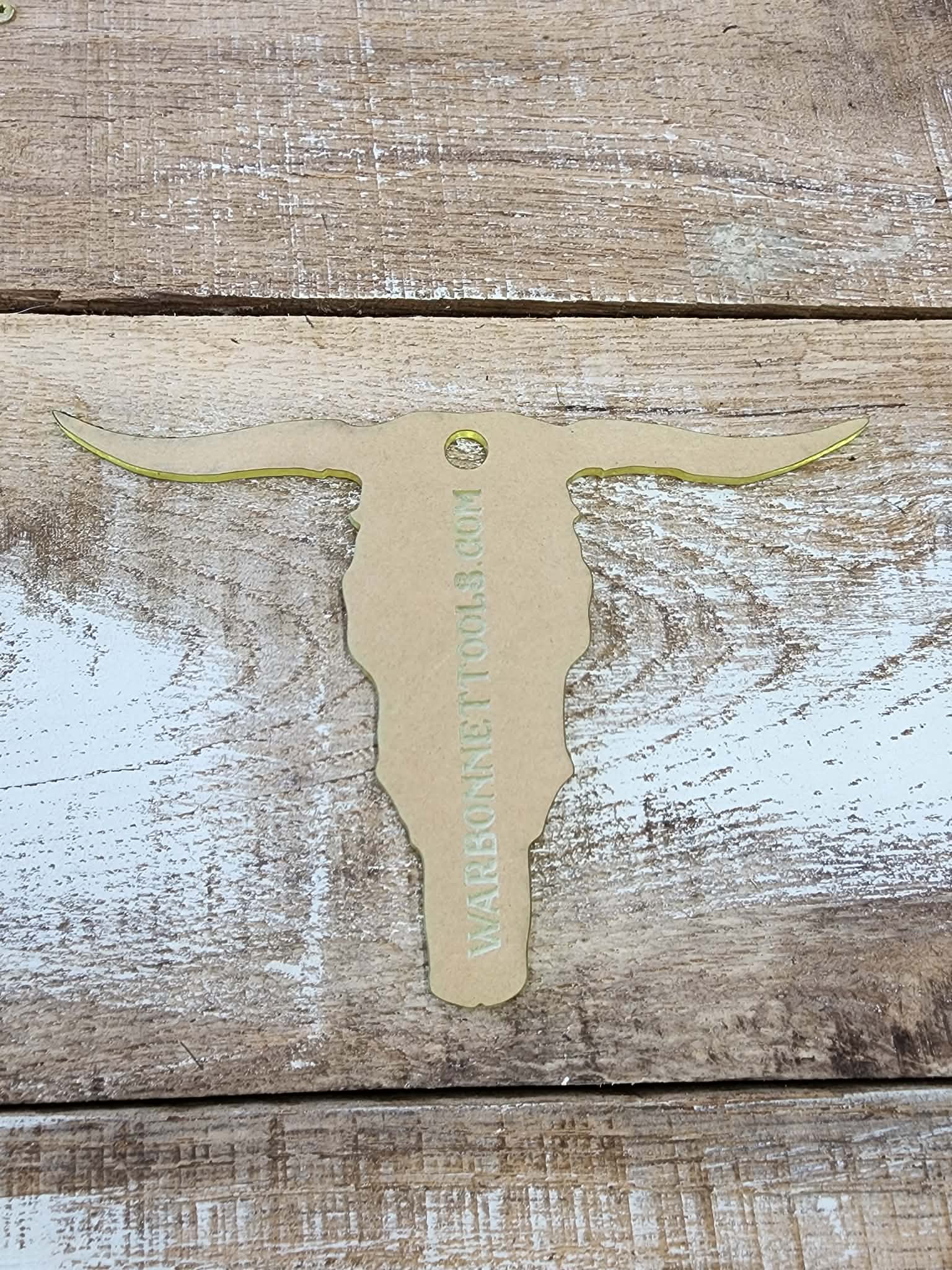 Boot Purse Charm Acrylic Template 18" thick APPLIQUE