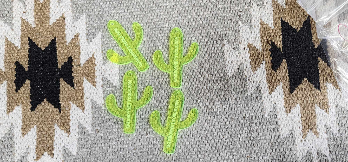 Applique Cactus 2 Shape Acrylic Template 18" thick
