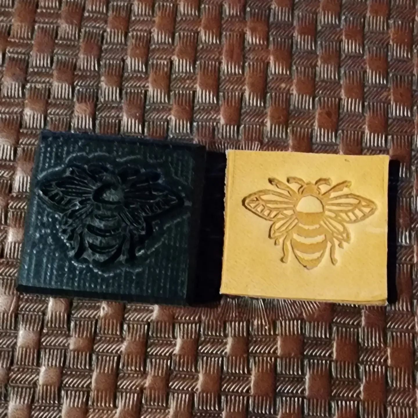 Bumble Bee Novelty 3D Polymer Leather Stamp