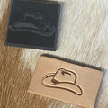 COWBOY HAT 3D Polymer Leather Stamp