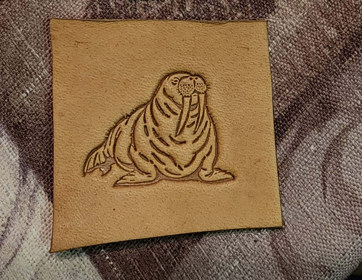 WALRUS 3D Polymer Leather Stamp