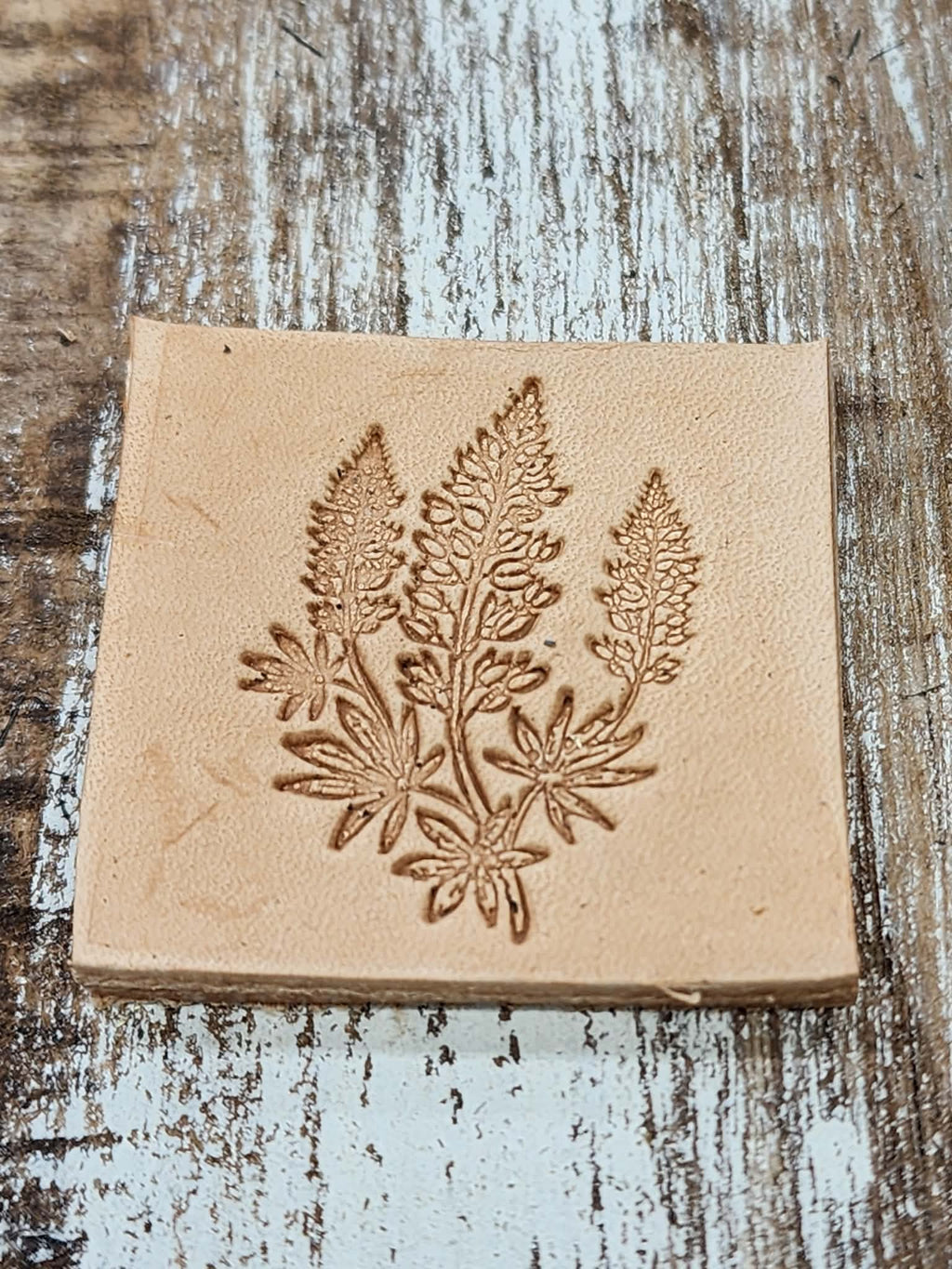 Bluebonnet Novelty 3D Polymer Leather Stamp