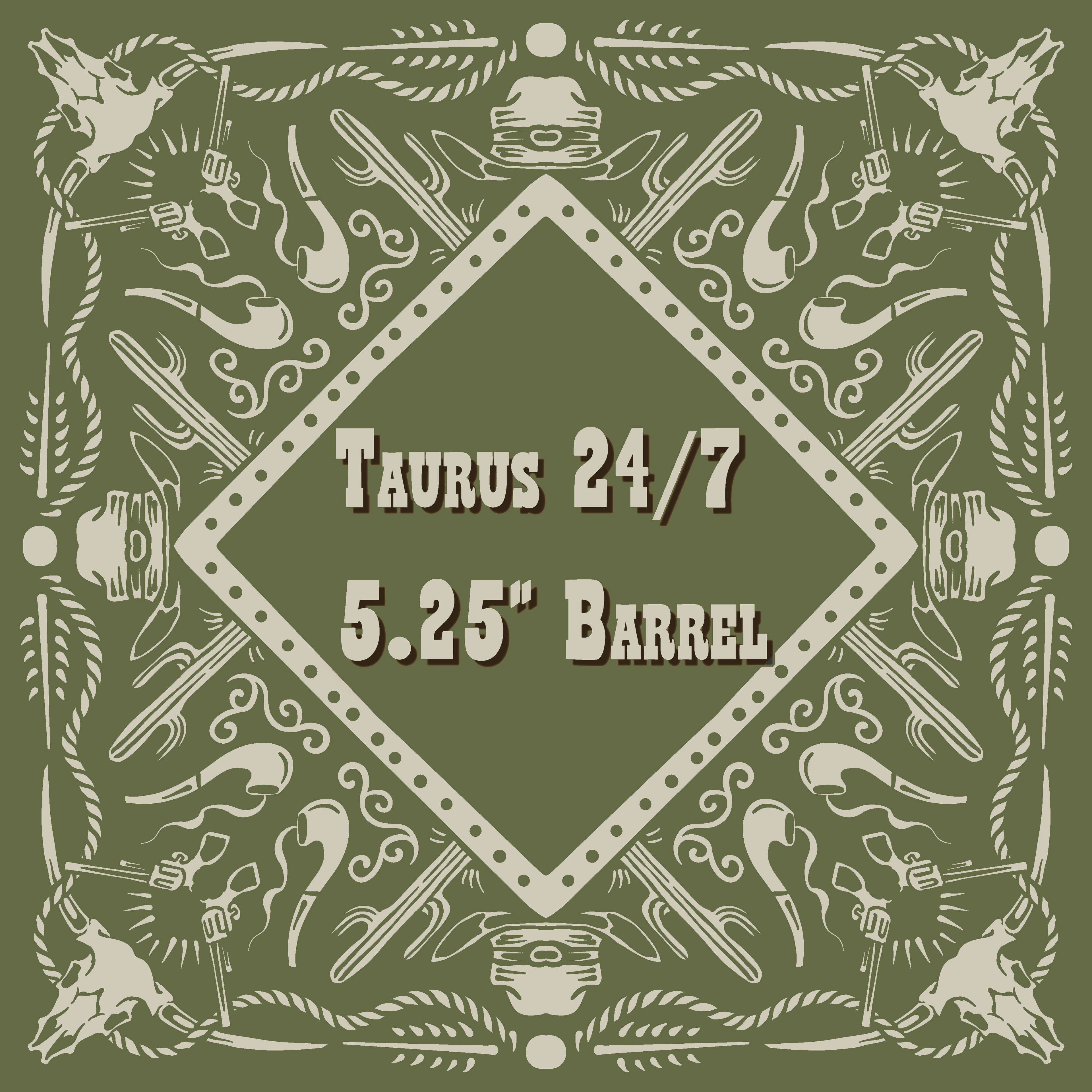 Acrylic Holster Templates for Taurus 24/7 5.25" Barrel