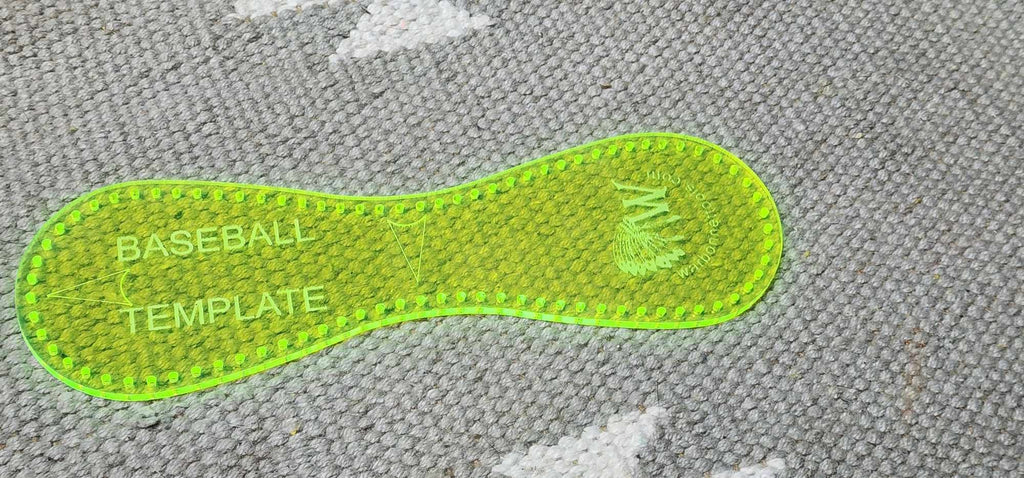 BASEBALL ACRYLIC TEMPLATE SET PATTERN