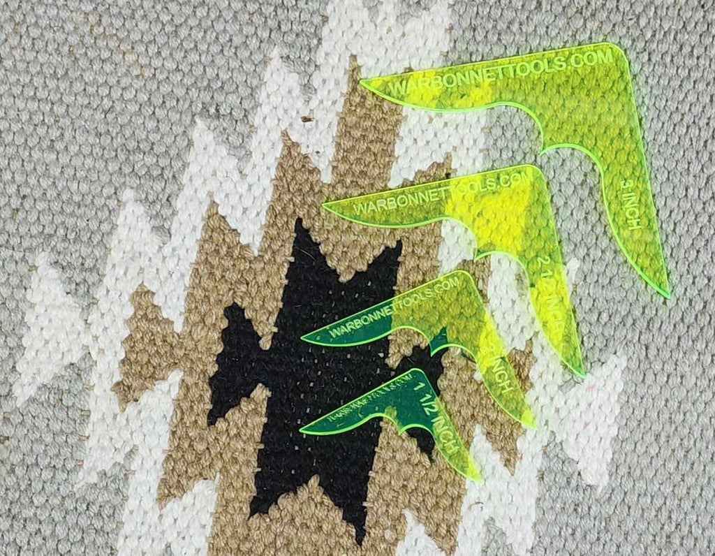 WESTERN CORNER CORNERS ACRYLIC TEMPLATE SET PATTERN