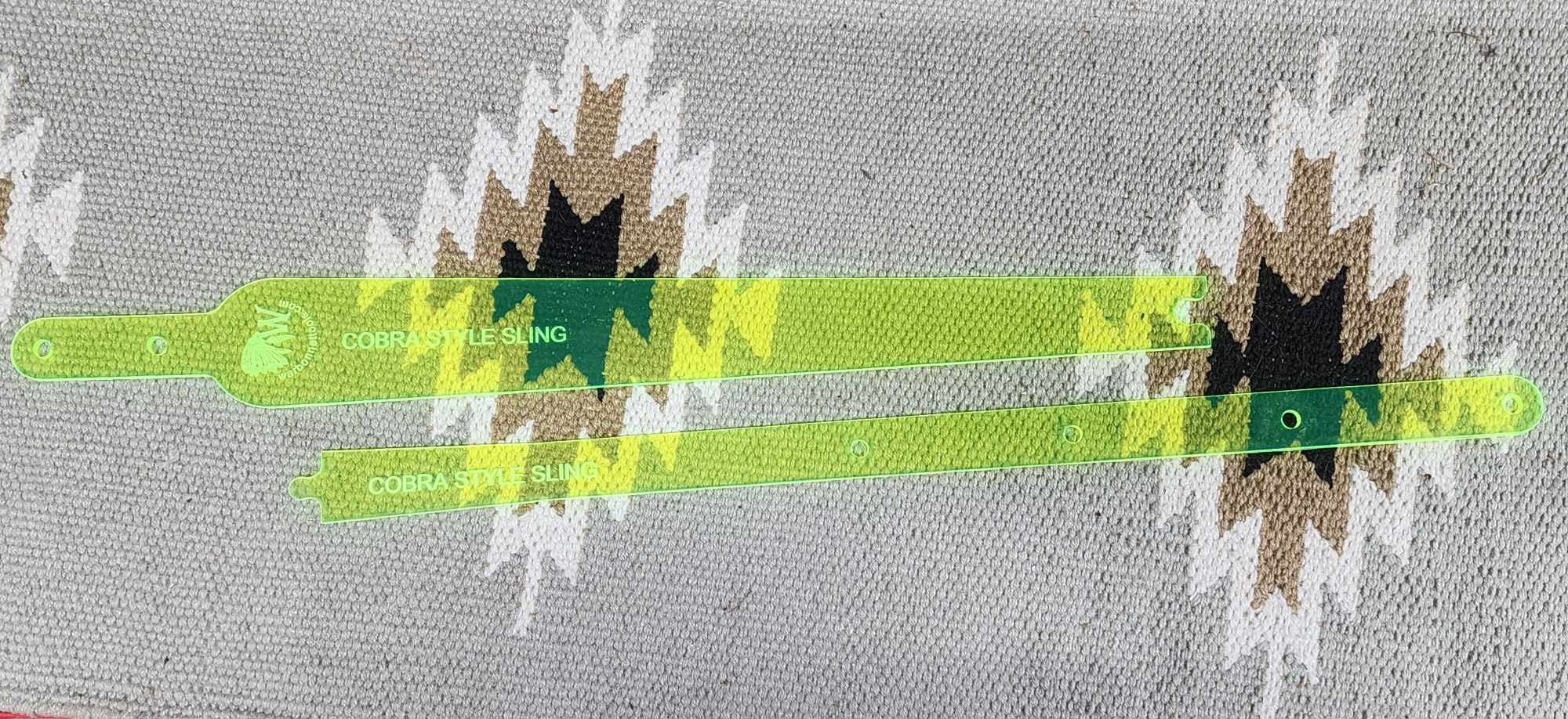 COBRA STYLE  TAPERED SLING ACRYLIC TEMPLATE SET PATTERN